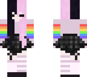 me with pink hair