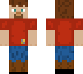 mullet man (red shirt)