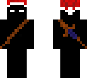 Netherite Sword On Back Minecraft Skin