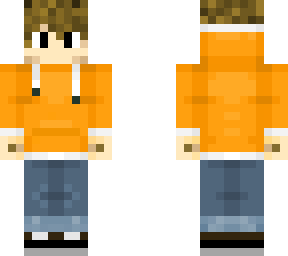 orange hoodie slight modifications made
