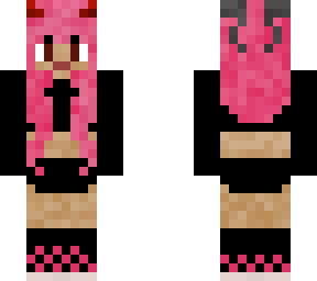 pink hair gorl