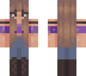 purple crop top