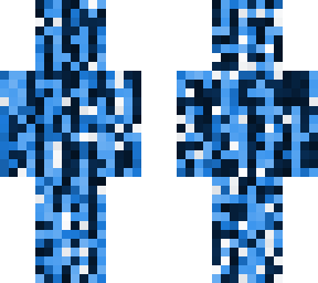 random blue skin