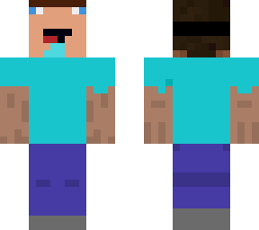 steve wearing derp mask