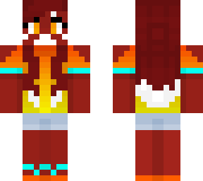 summer red panda girl