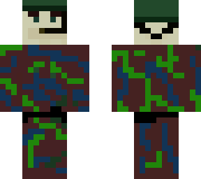 the camo man