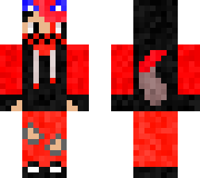 this skin represents me with blue ear like i have and a tail