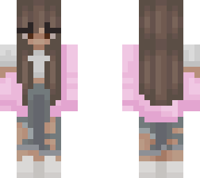 aesthetic purple cardigan girl