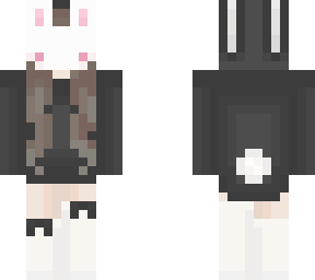 black bunni v2 | Minecraft Skin