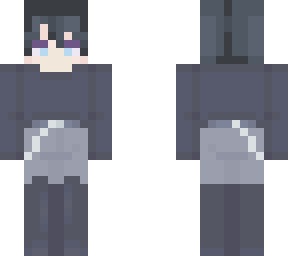 black hair