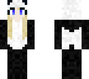 blond panda girl