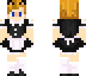 blonde boy with maid outfit! cute version 2 updated