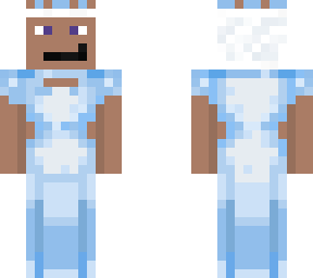 blue wedding dress