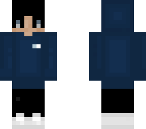 boy dark blue hoodie