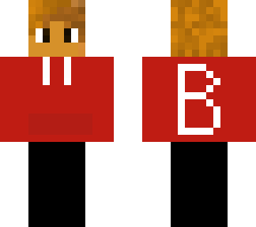 boy in a red hoodie