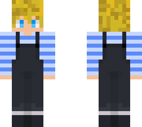 boy in overalls
