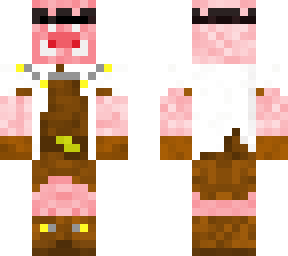 custom piglin (crown, cape)