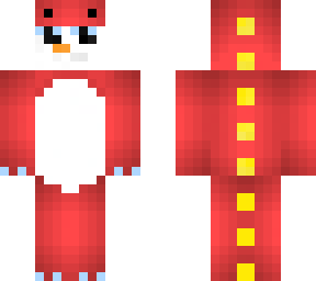 cute dino snowman