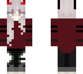 devil girl in red
