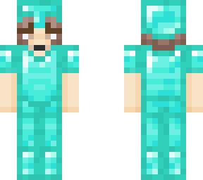 girl in diamond armor