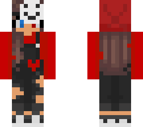 Girl with mask | Minecraft Skin