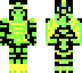 green and yellow dragon