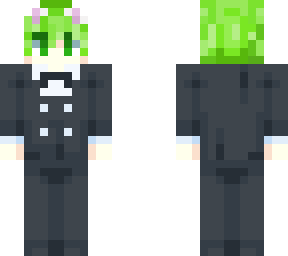 green hair