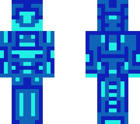 high tech warrior blue