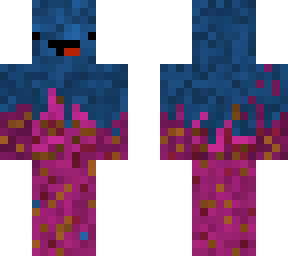 ice cream smelting blue