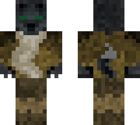 log cabin fur trader wolf