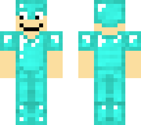 man in diamond armour