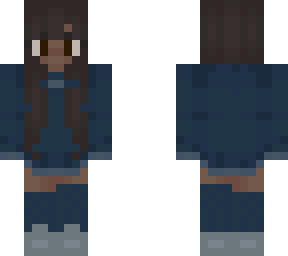 matching blue female