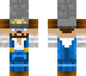miner with stone
