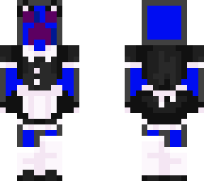 my friends skin in a maid outfit