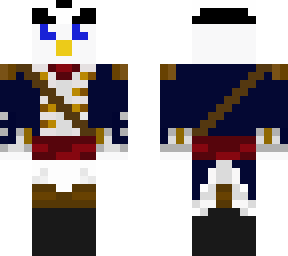 my penguin in a lmanburg outfit