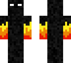 obsidian with fire