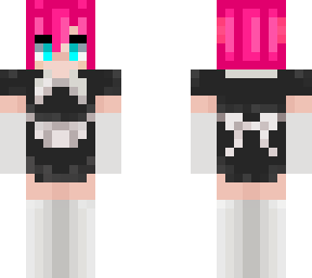 pink demon boy maid