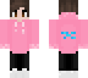 pink swaeter guy