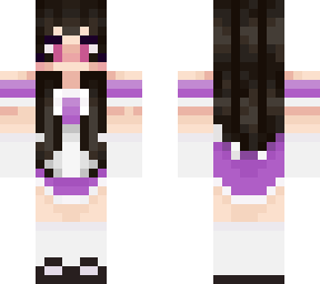 Purple Maid Dress | Minecraft Skin