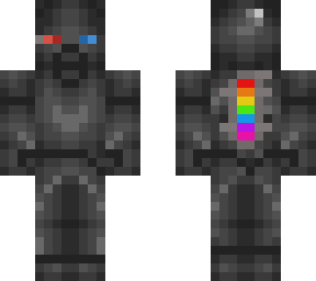 rainbow dark steve