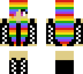 rainbow girl