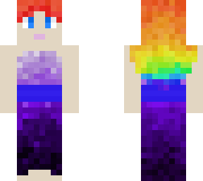 rainbow hair