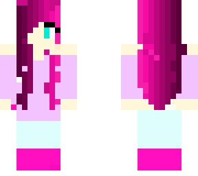 raspberry hair girl