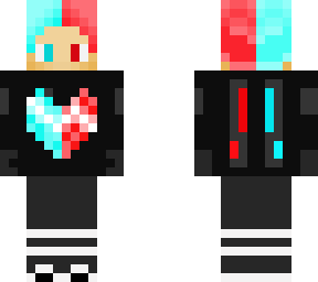 red and blue