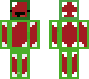 red and green man