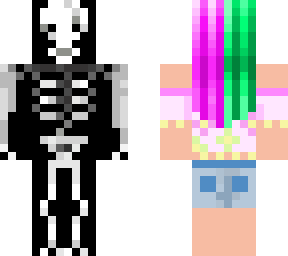 skeleton girl
