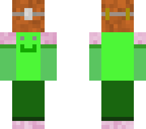 skidi holding a chest