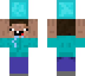 steve holding diamond