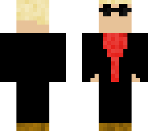 tuxedo guy but he is backwards (use to troll friends)