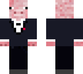 tuxedo pig